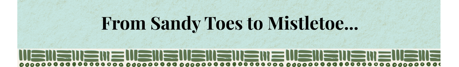 From Sandy Toes to Mistletoe...