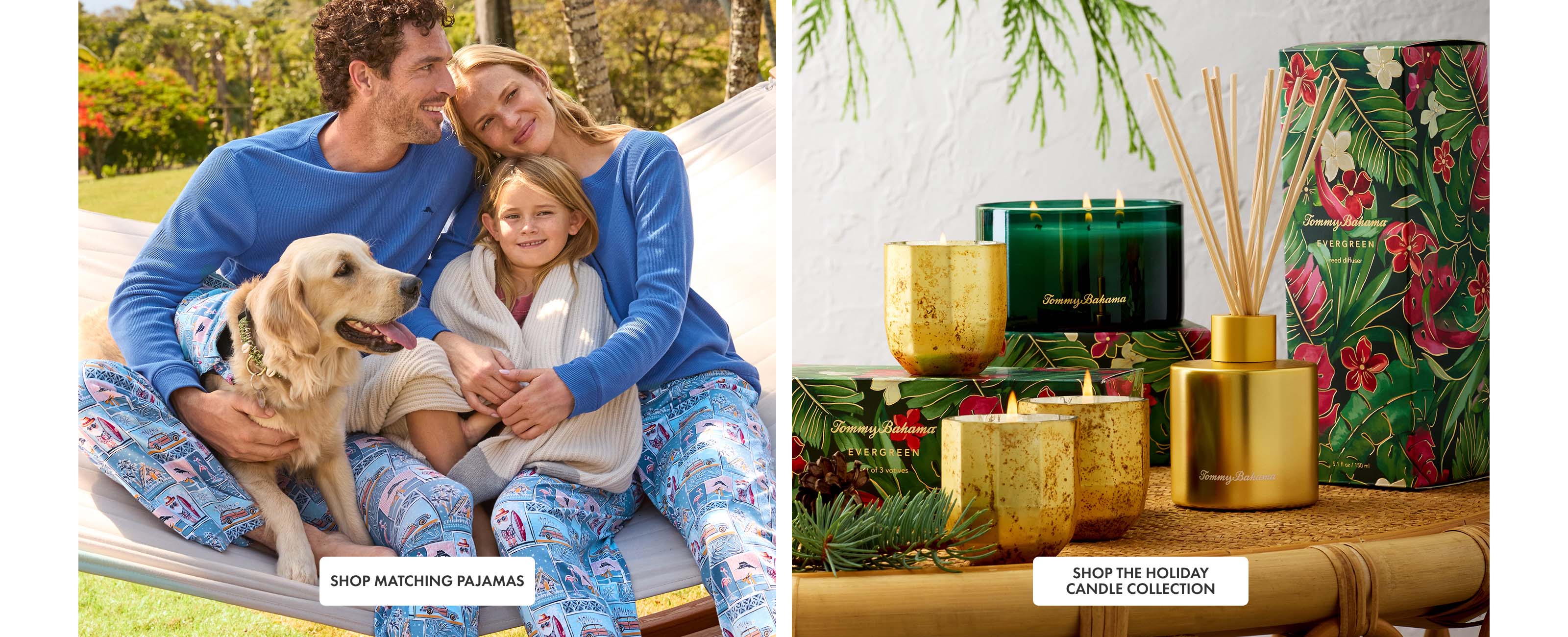 Shop Tommy Bahama Holiday Pajamas and Home