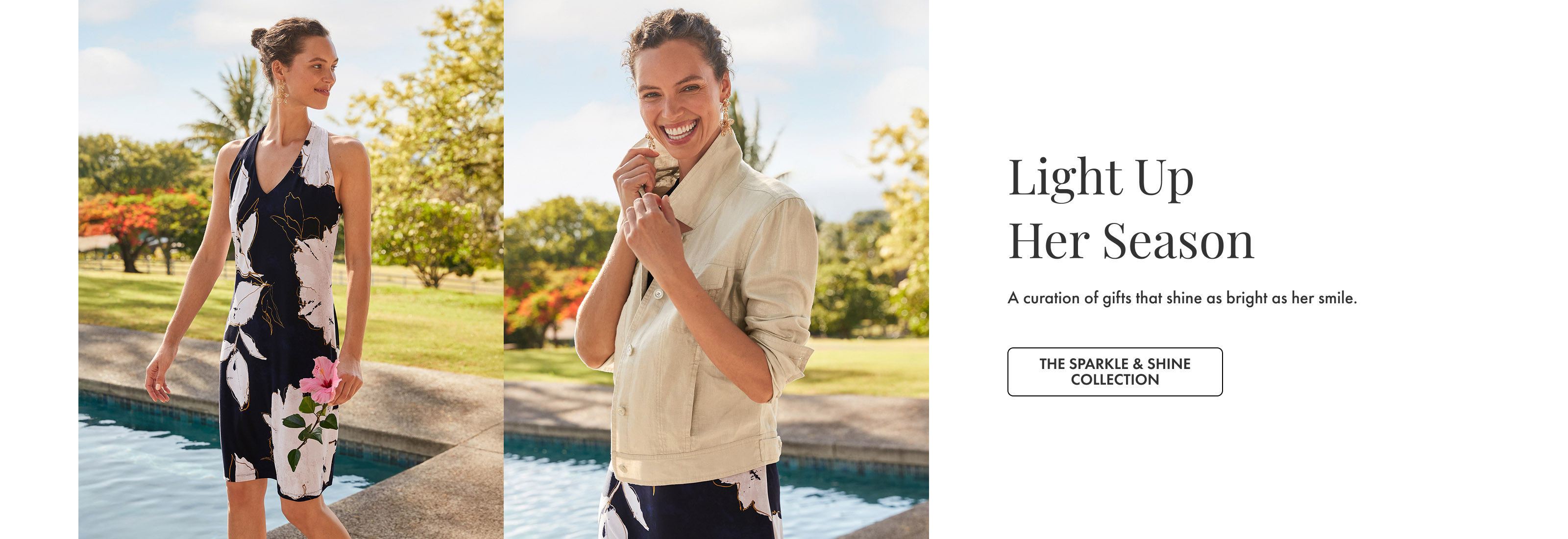 Light up her season with the Sparkle and Shine Collection