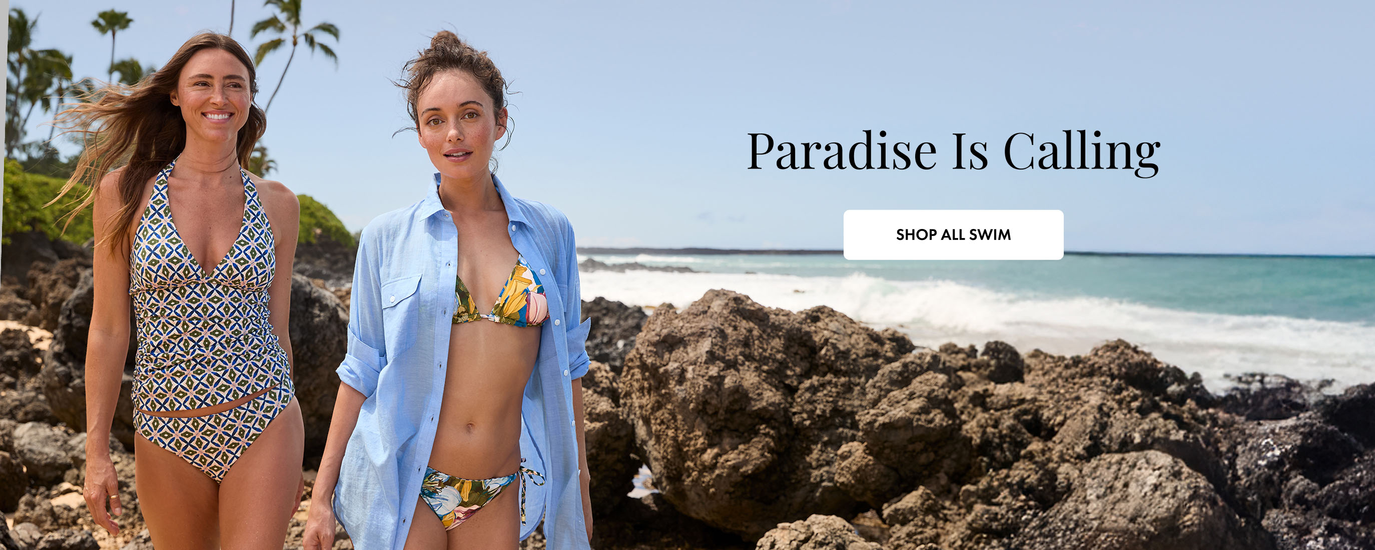 Paradise Is Calling - Shop All Swim
