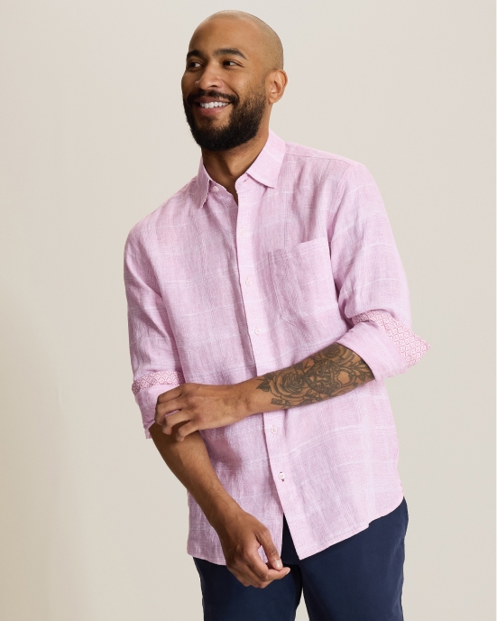 Paradisio Plaid Long-Sleeve Shirt