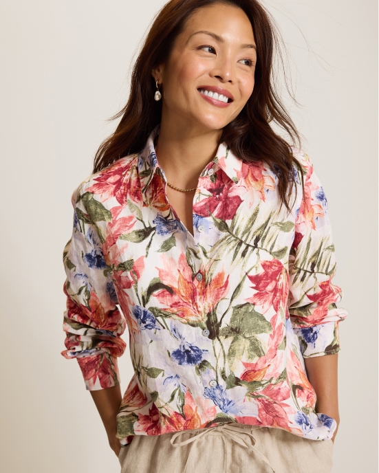 Coastalina Island Bloom Shirt