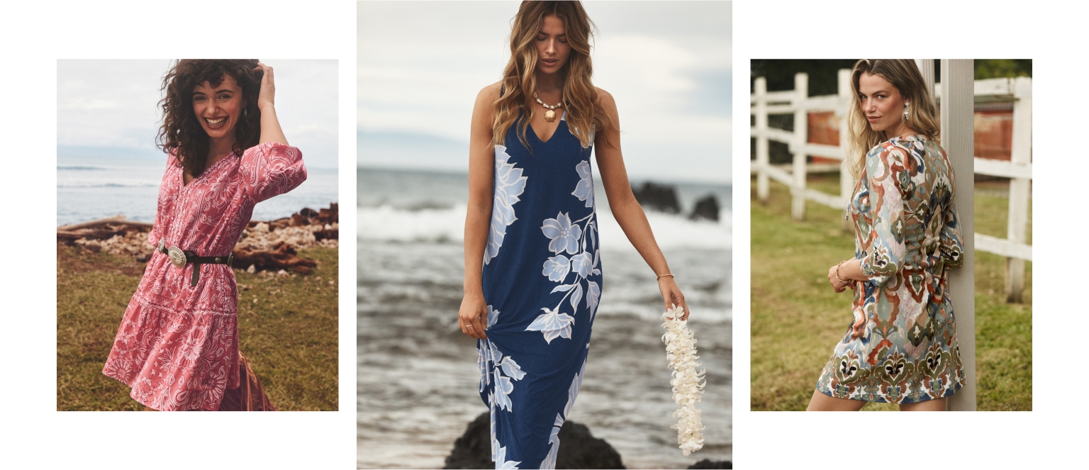 Three Tommy Bahama Dresses