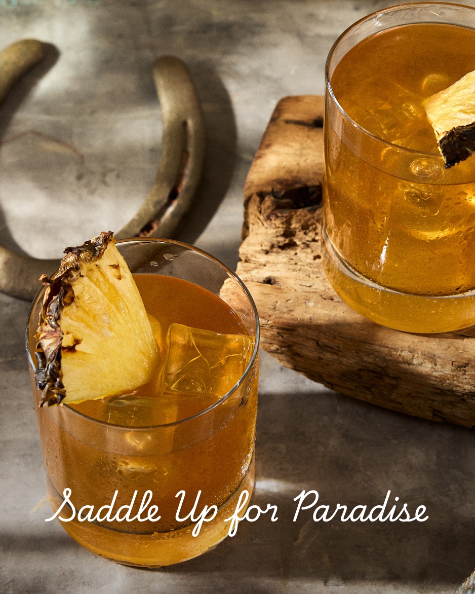 Seasonal cocktail in a glass