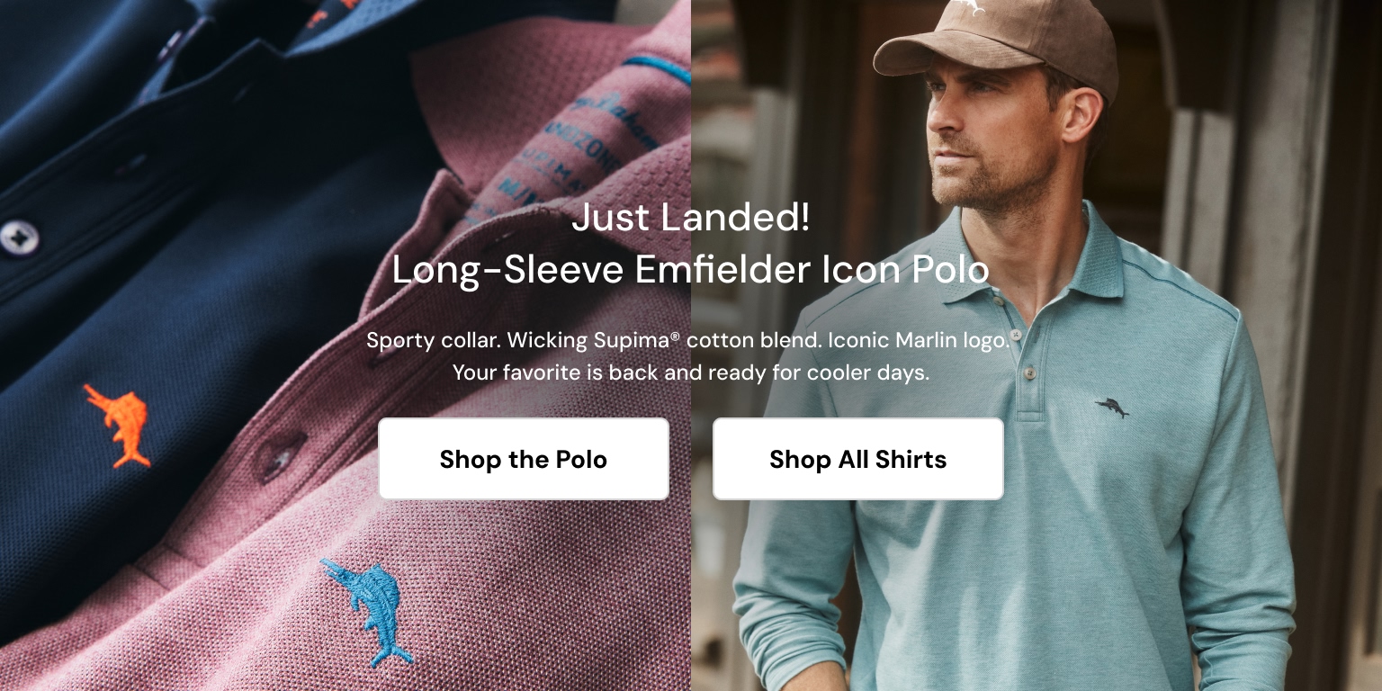 Just Landed! Long-Sleeve Emfielder Icon Polo
