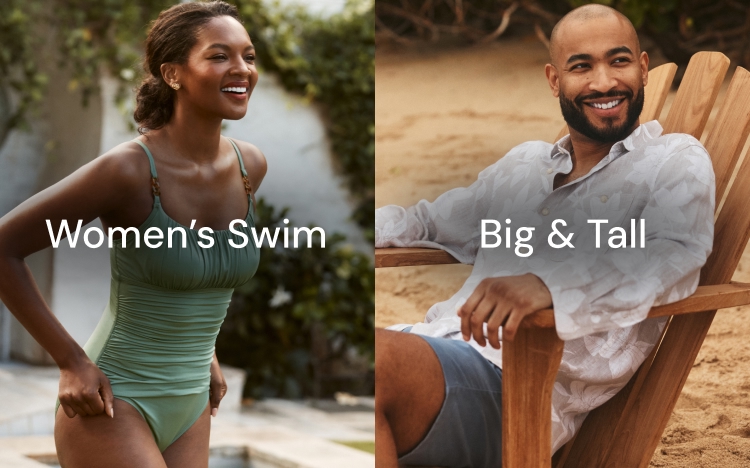Shop New Arrivals for Women's Swim and Big and Tall