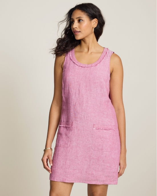Mulberry Mixer Colored Linen Dress