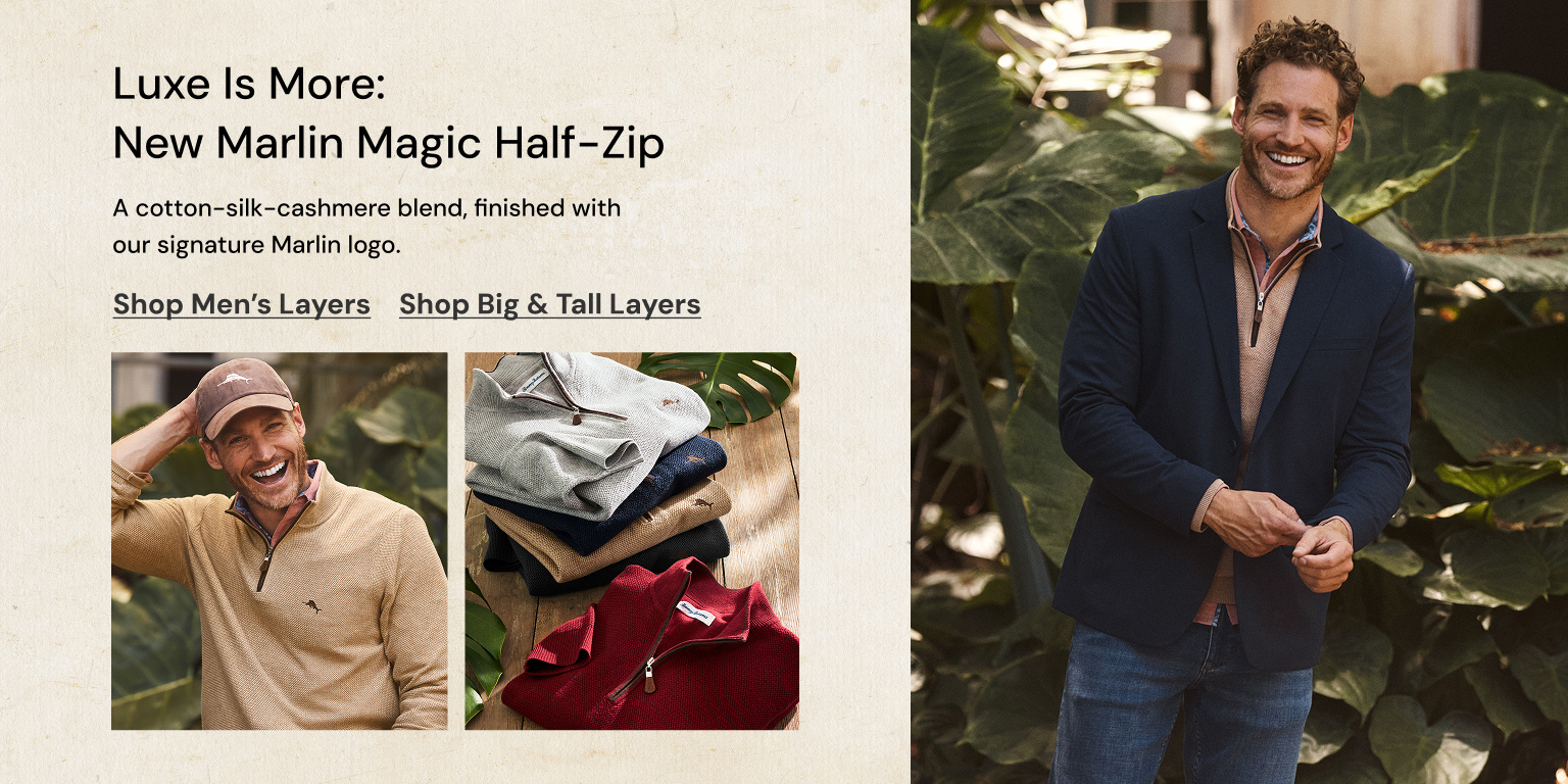Luxe Is More: New Marlin Magic Half-Zip