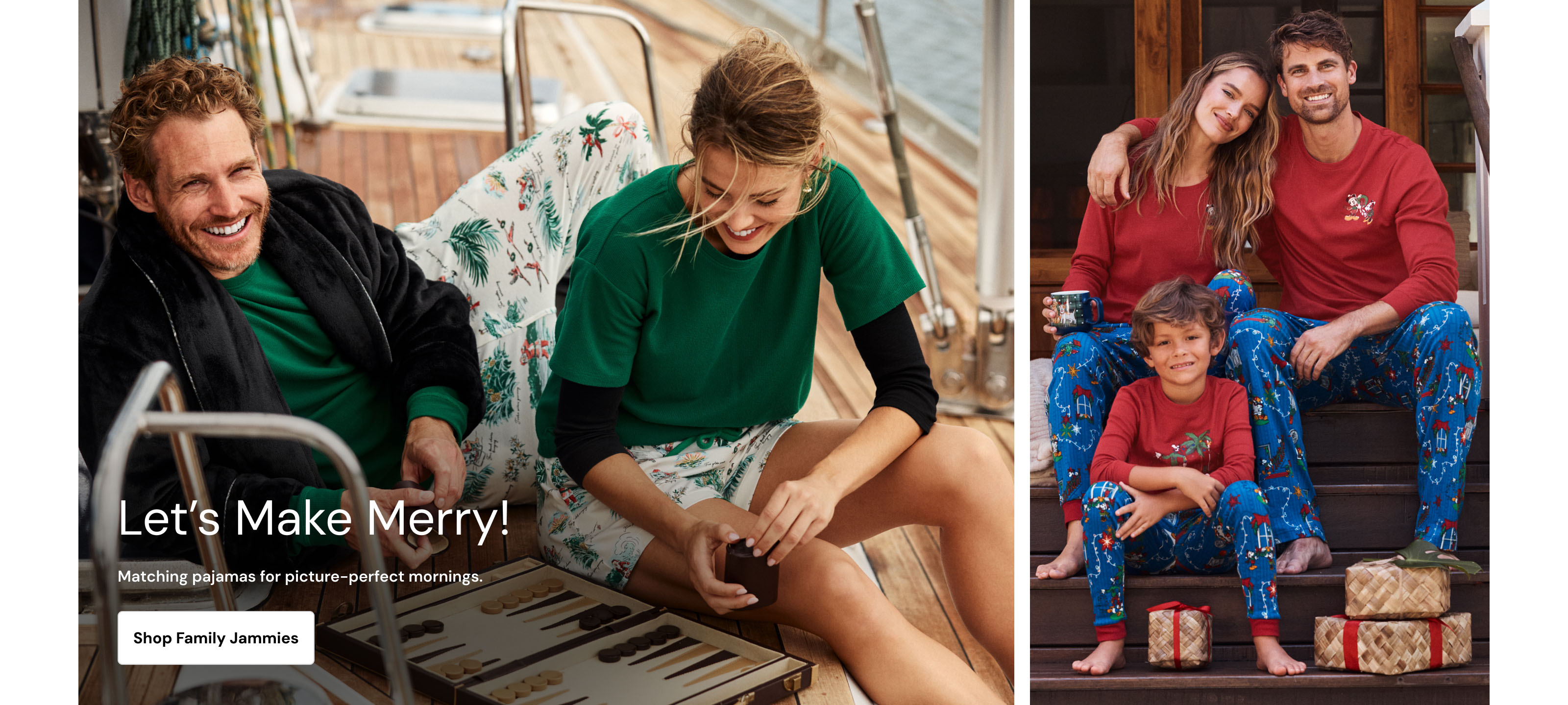 Let's Make Merry! Shop Family Jammies