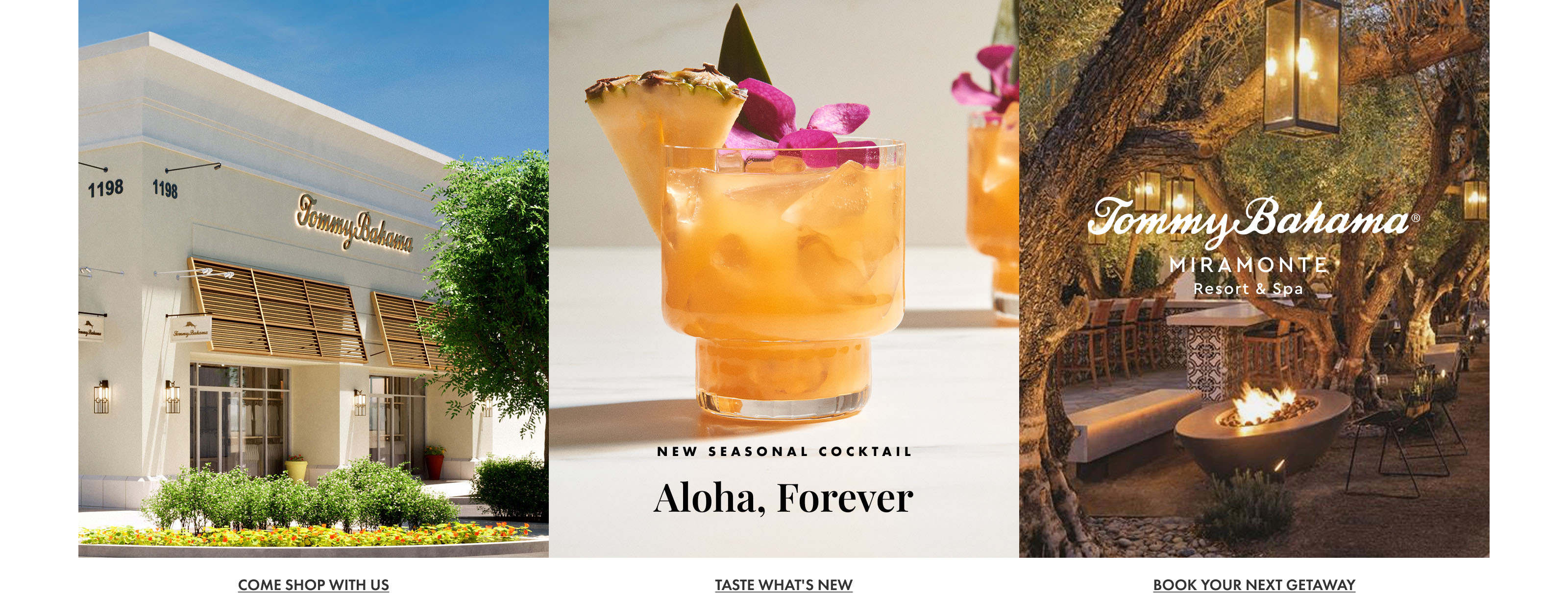 Your Next Escape Awaits at Tommy Bahama