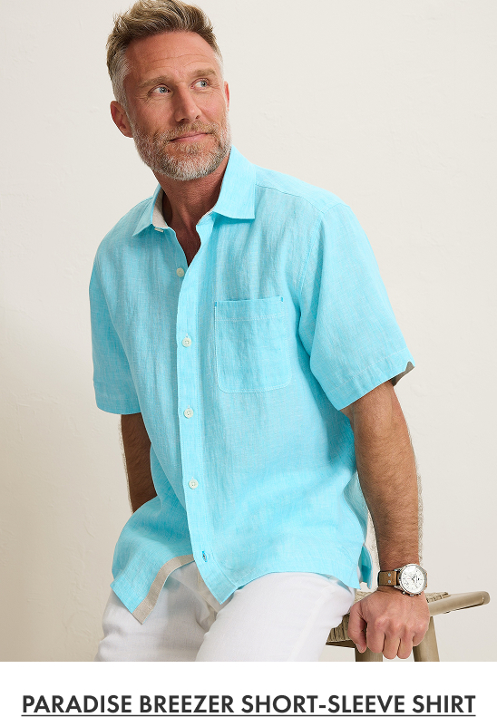 Tommy Bahama Men's Paradise Breezer Linen Short-Sleeve Shirt