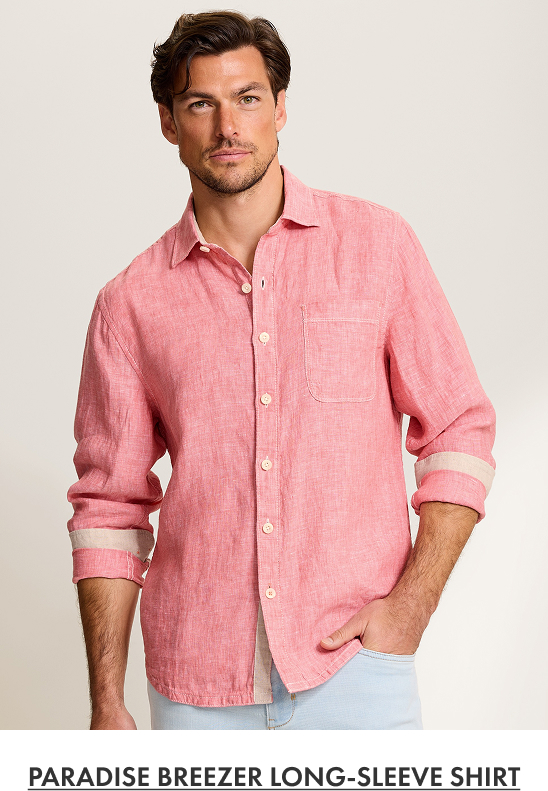 Tommy Bahama Men's Paradise Breezer Linen Long-Sleeve Shirt