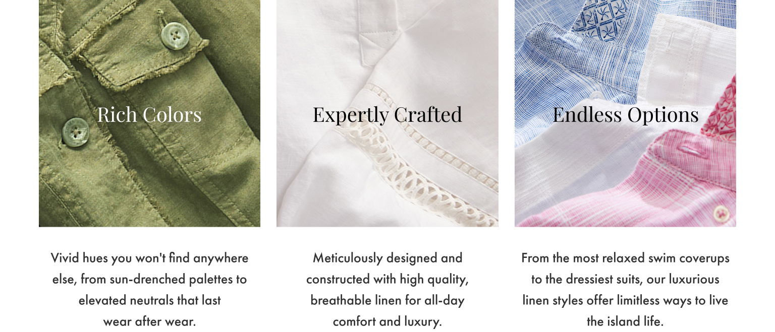 Rich Colors | Expertly Crafted | Endless Options
