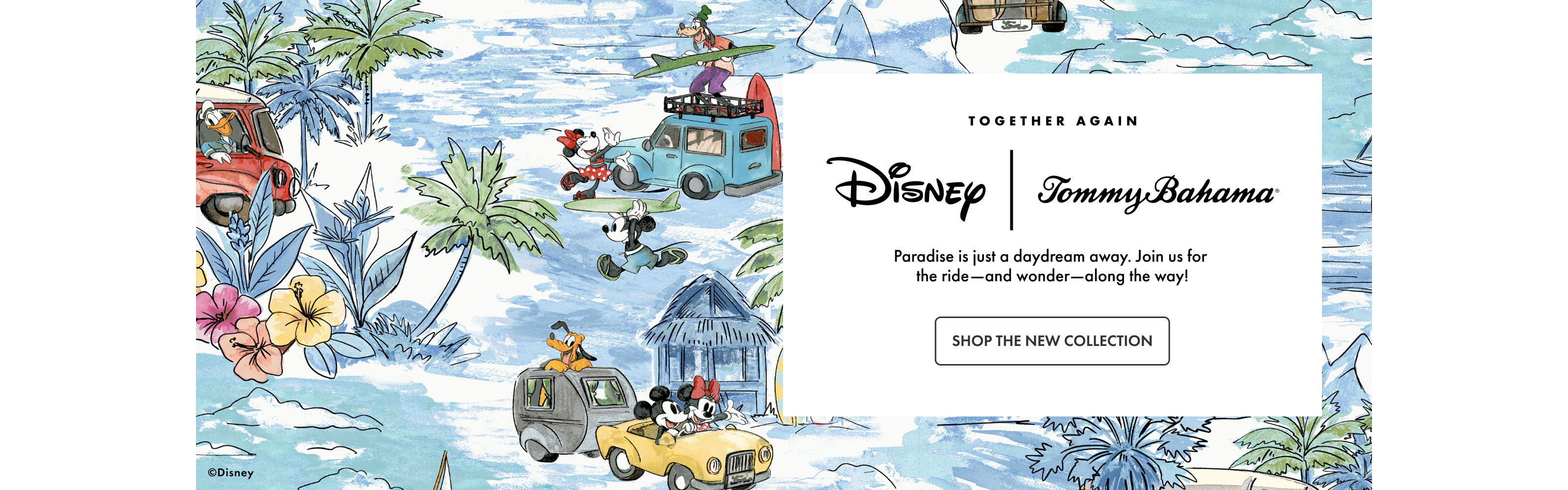 Disney and Tommy Bahama. Shop the New Collection.