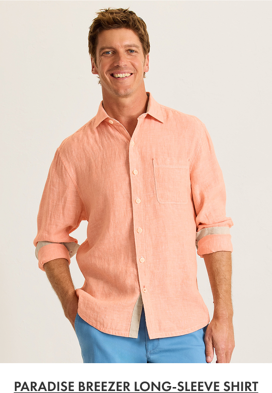 Tommy Bahama Men's Paradise Breezer Linen Long-Sleeve Shirt