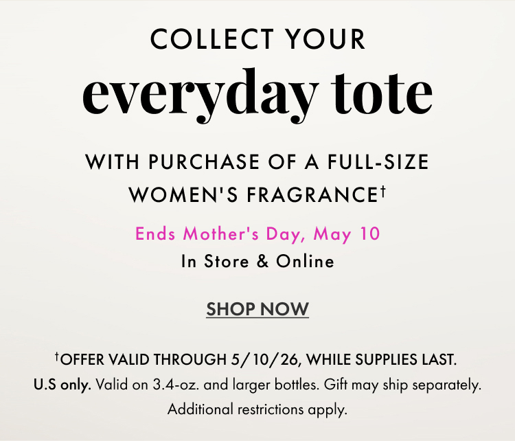 Offer valid through 5/10/26, while supplies last. U.S. only. Additional restrictions apply.