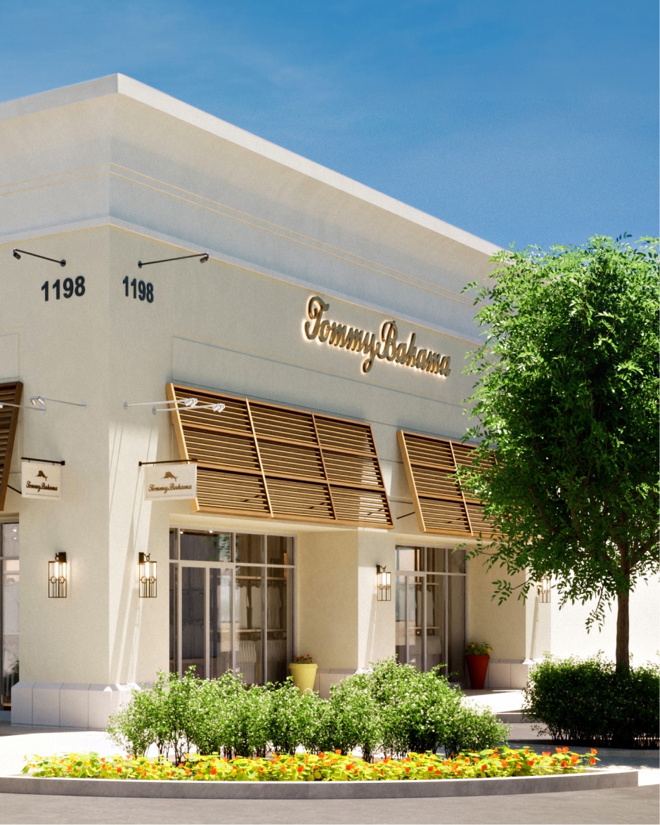 Tommy Bahama storefront exterior