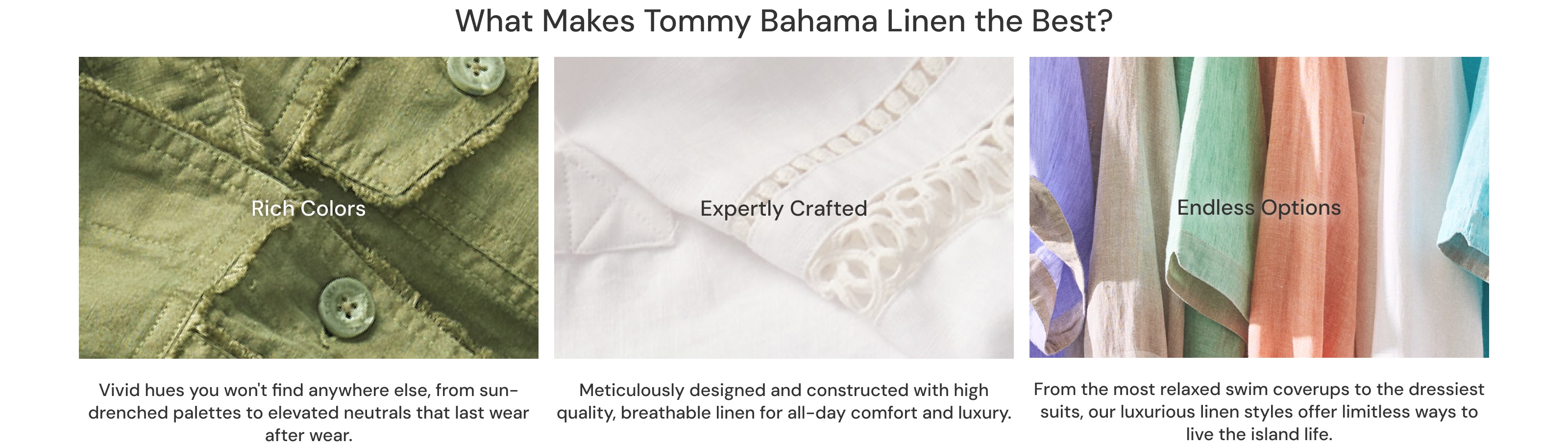 What Makes Tommy Bahama Linen the Best?