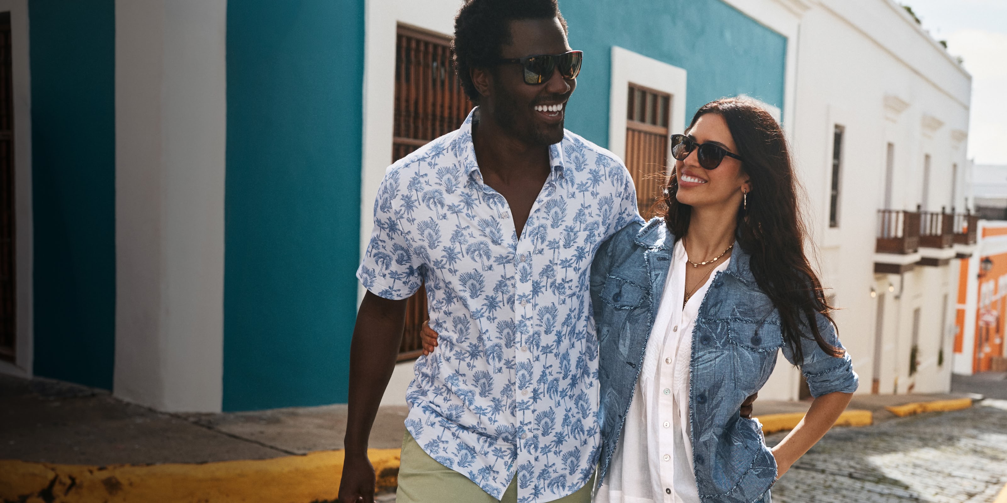 Image of couple wearing Tommy Bahama