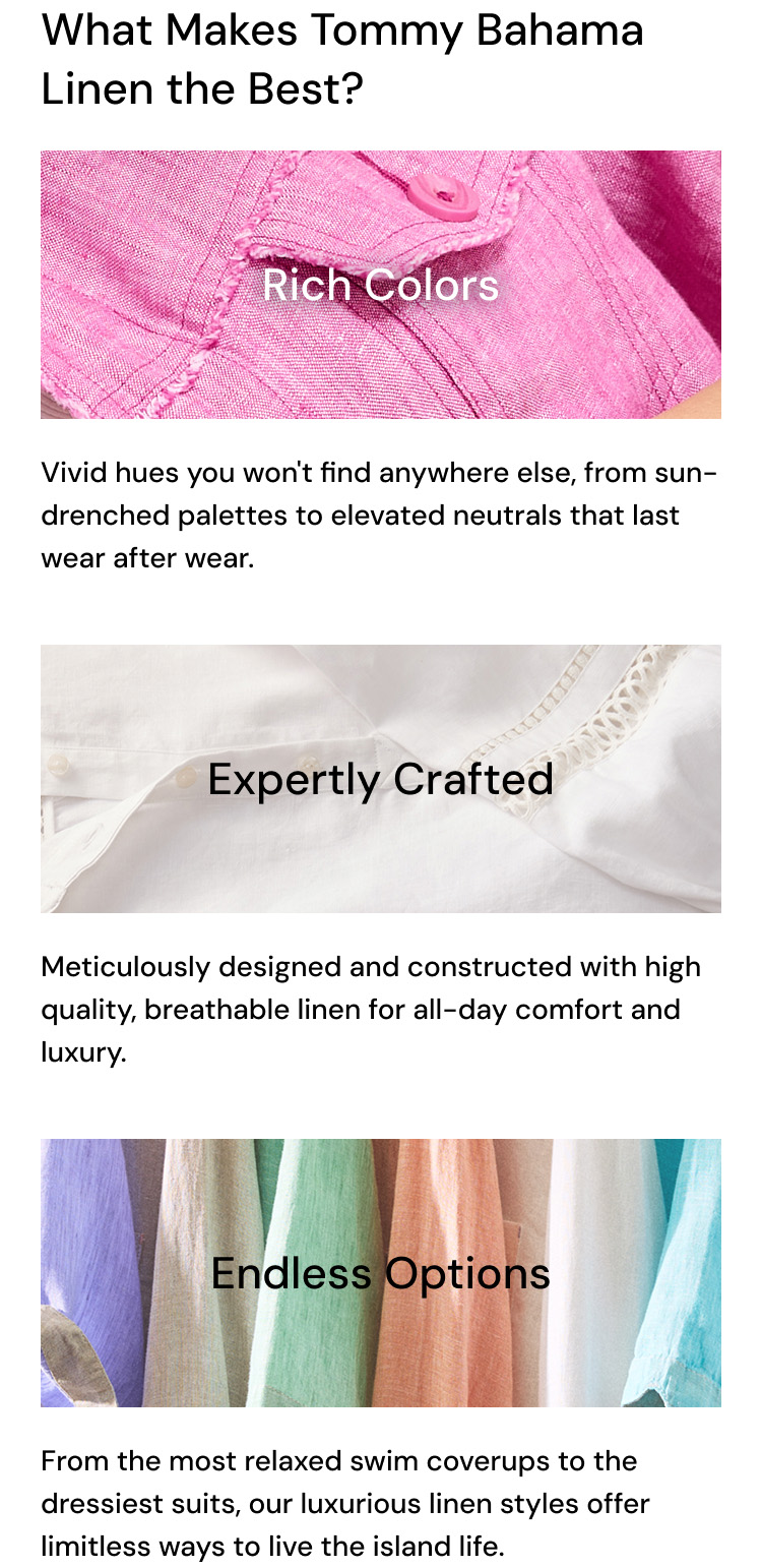 What Makes Tommy Bahama Linen the Best?