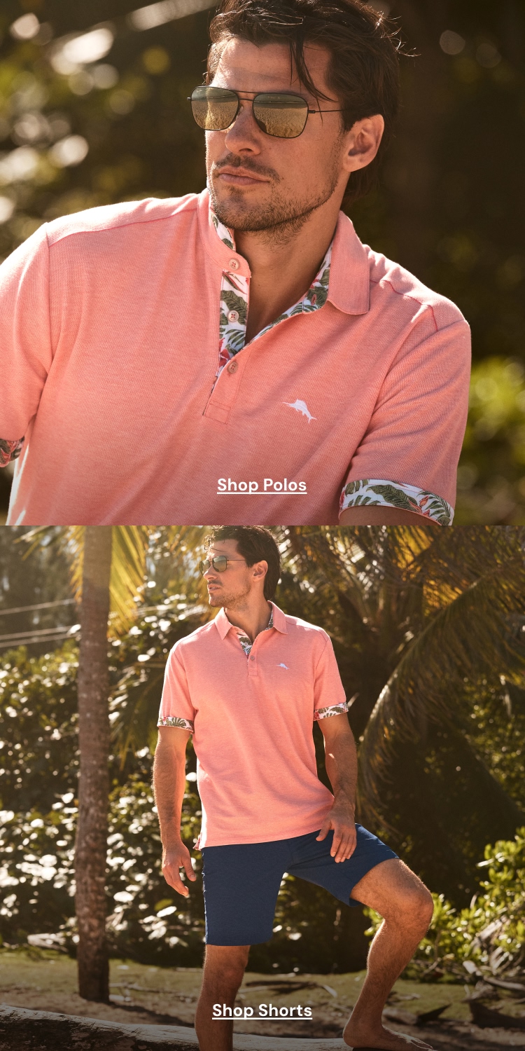 Tommy Bahama Men's Polos and Shorts