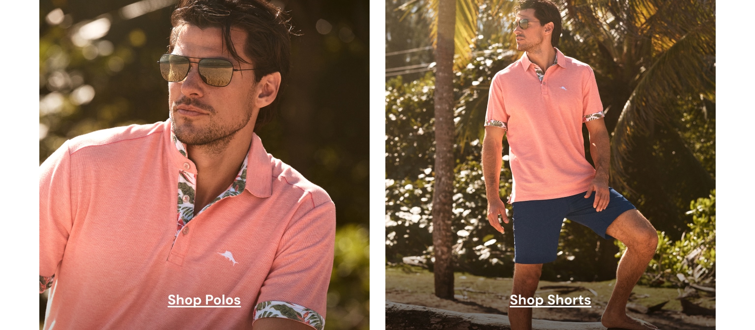 Tommy Bahama Men's Polos and Shorts