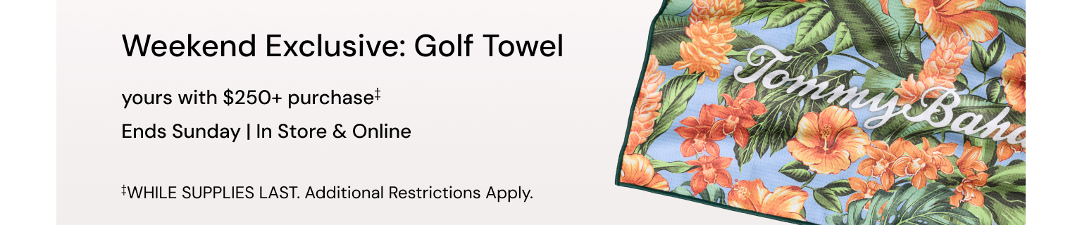 Weekend Exclusive Golf Towel