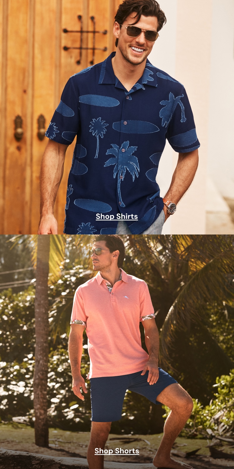 Tommy Bahama Men's Polos and Shorts