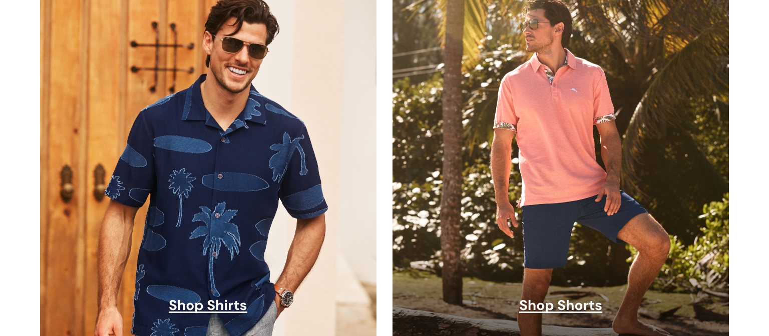 Tommy Bahama Men's Shirts and Shorts