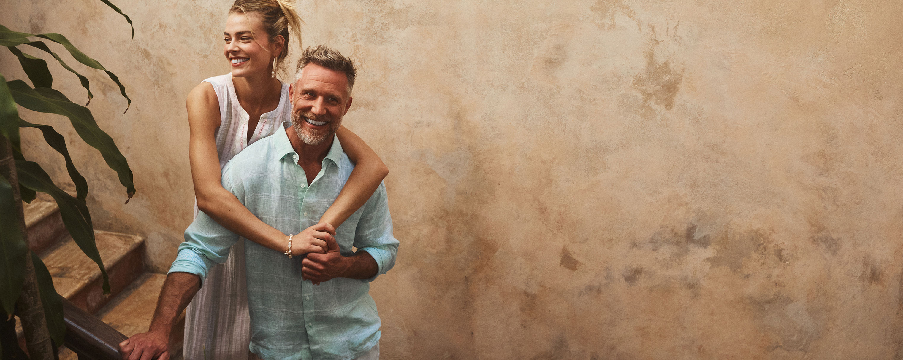 Image of couple wearing Tommy Bahama standing together
