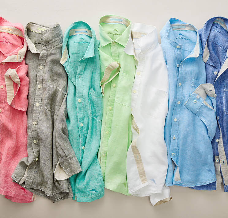 Big and Tall Tommy Bahama Linen Shirts
