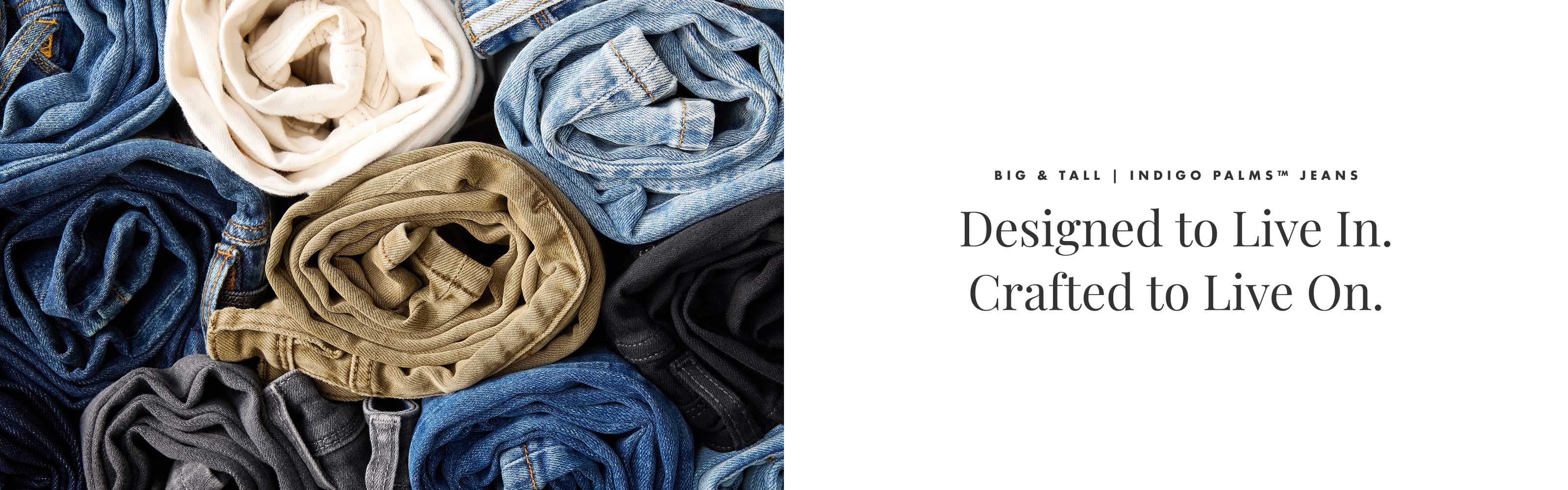Shop Tommy Bahama Big and Tall Indigo Palms Denim