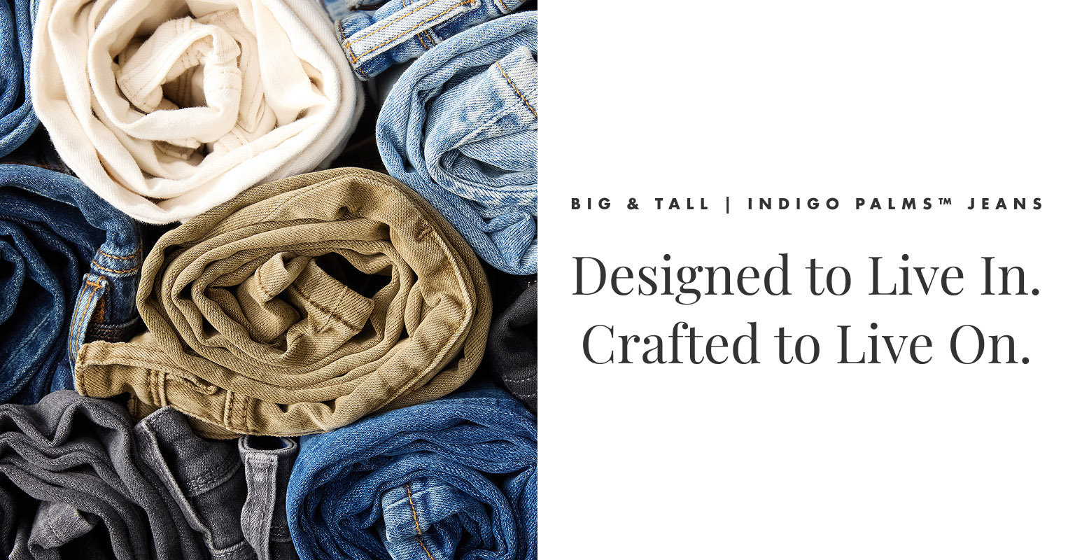 Shop Tommy Bahama Big and Tall Indigo Palms Denim