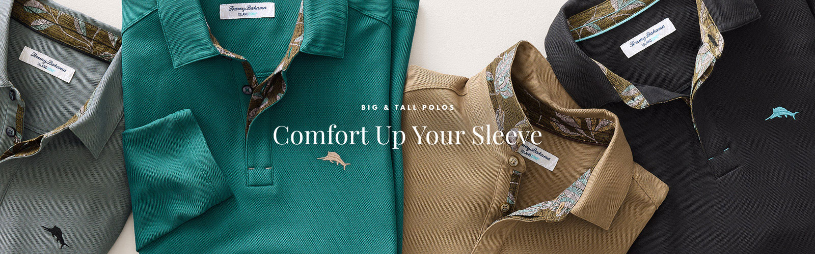 Comfort Up Your Sleeve | Big & Tall Polos