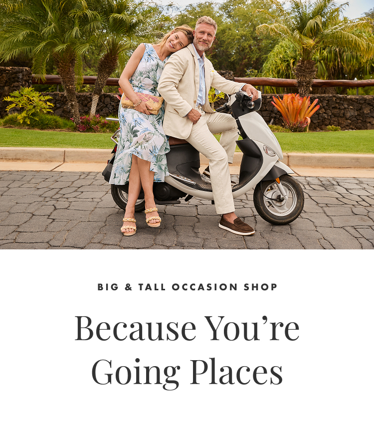 Big & Tall Occasion Shop | Because You're Going Places