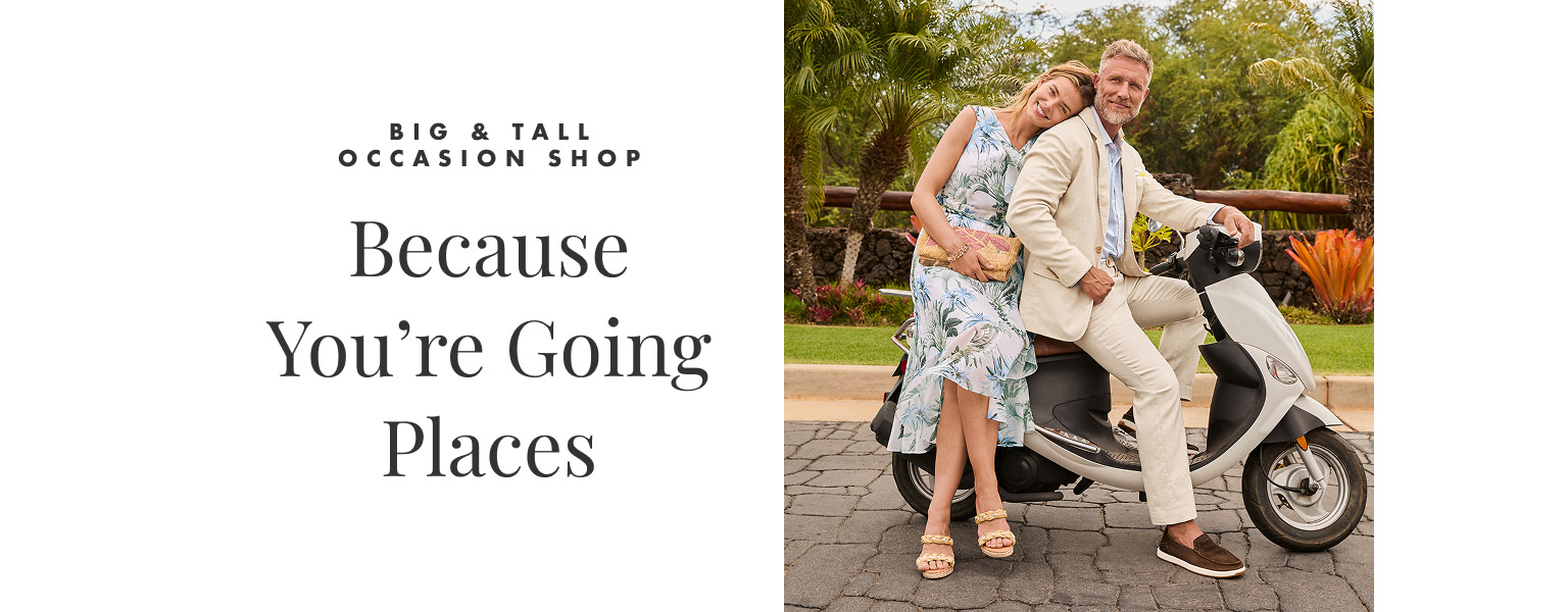 Big & Tall Occasion Shop | Because You're Going Places