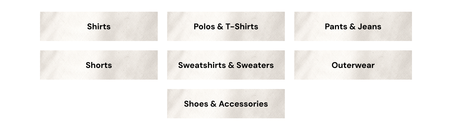 Big & Tall New Arrivals