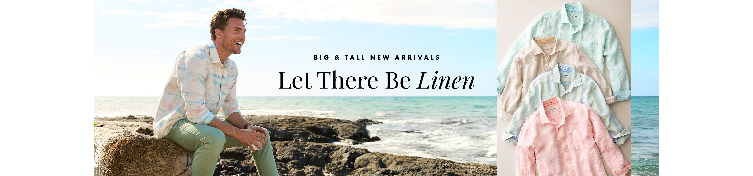 Let There Be Linen | Big & Tall New Arrivals