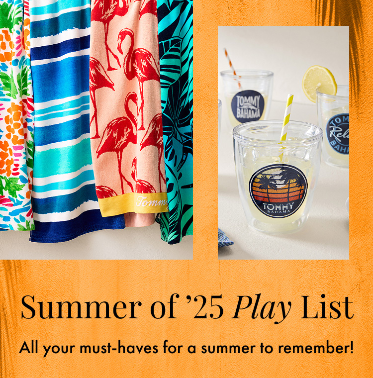 Shop Tommy Bahama Beach and Home Summer Play List