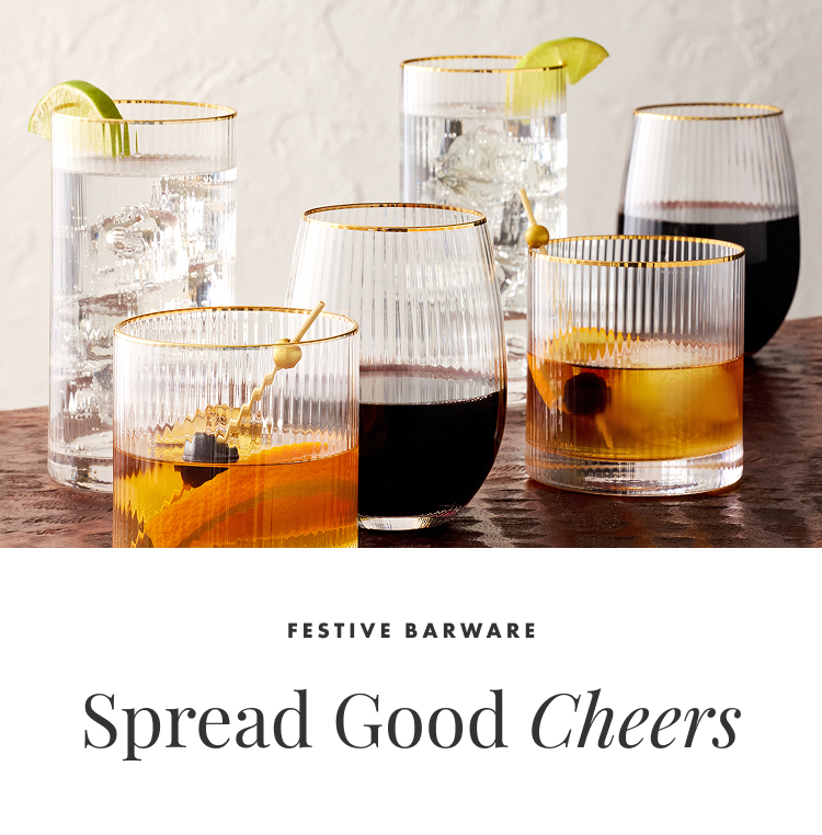 Festive Barware - Spread Good Cheers