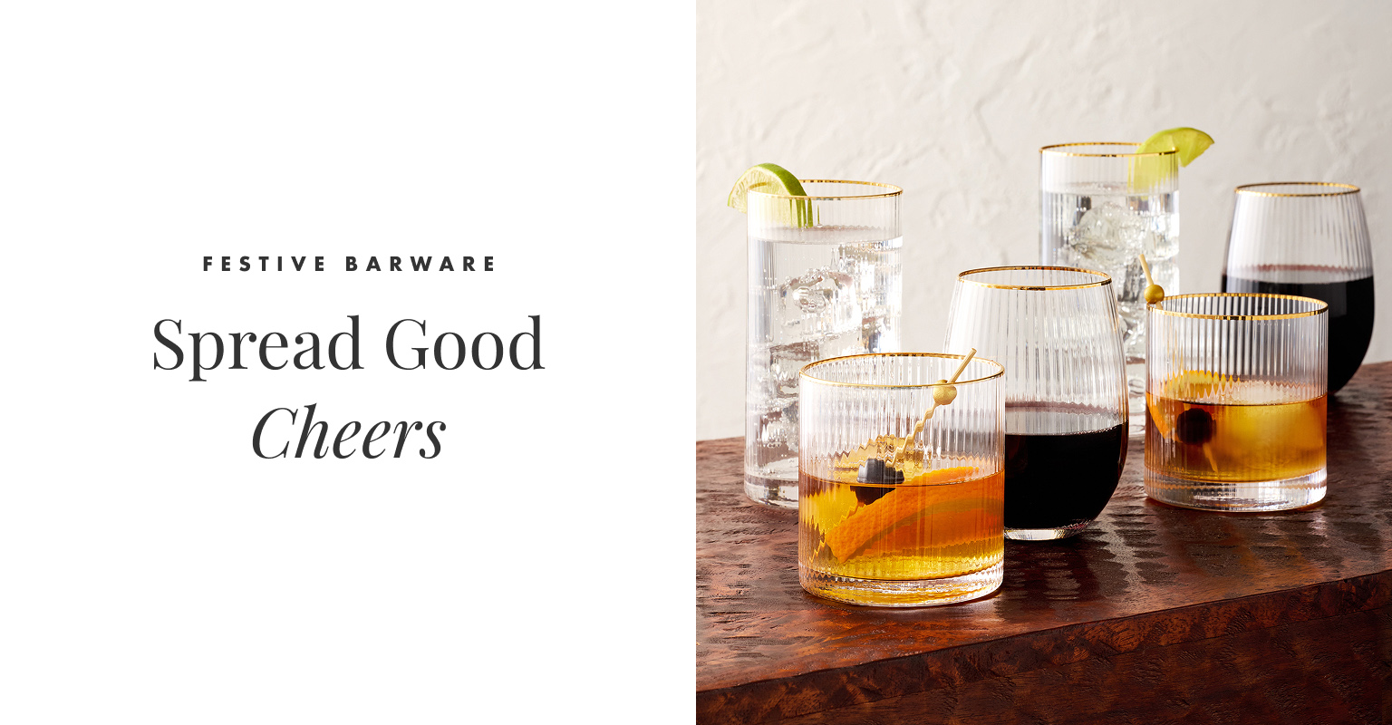 Festive Barware - Spread Good Cheers