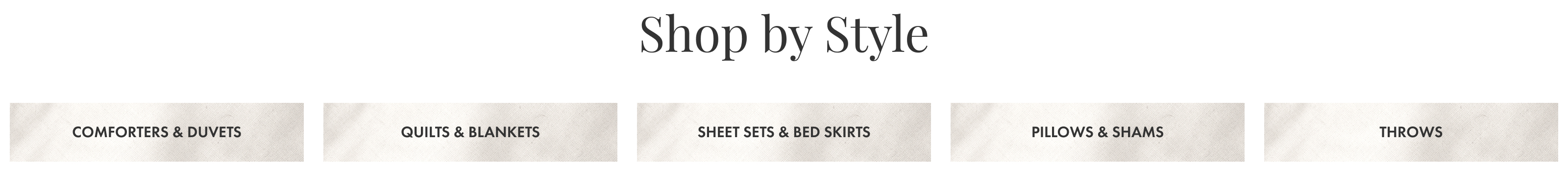 Shop By Style - Bedding