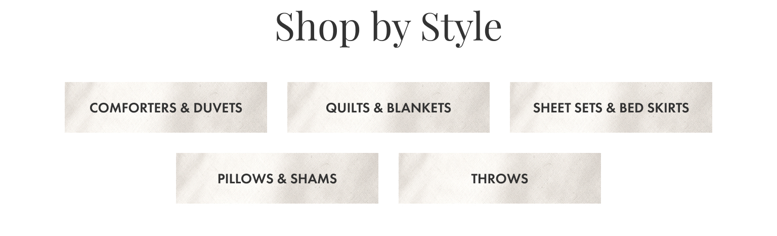 Shop By Style - Bedding