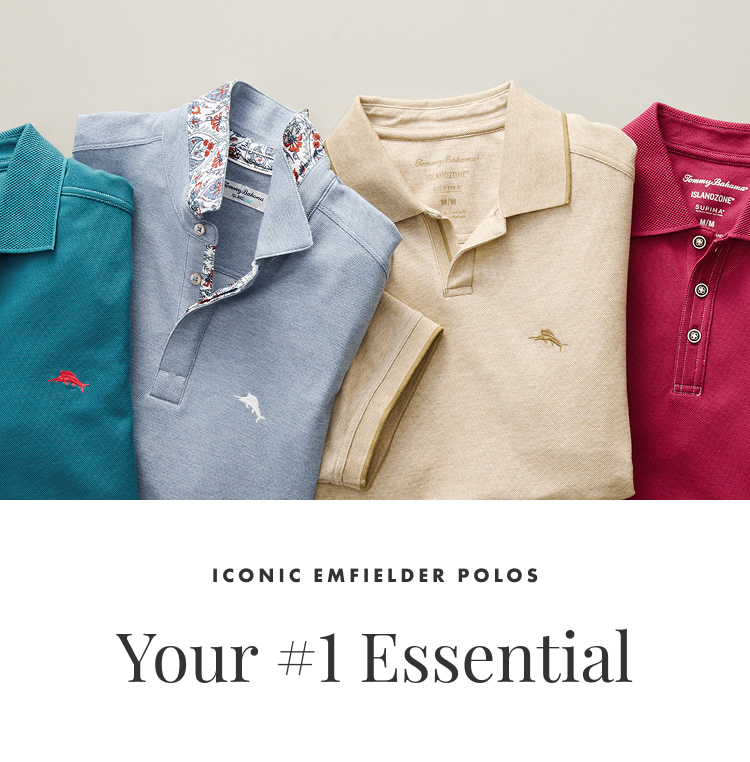 Shop Tommy Bahama Men's Iconic Emfielder Polo