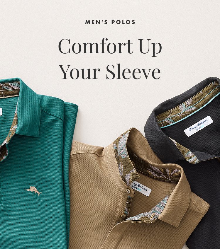 Comfort Up Your Sleeve | Men's Polos