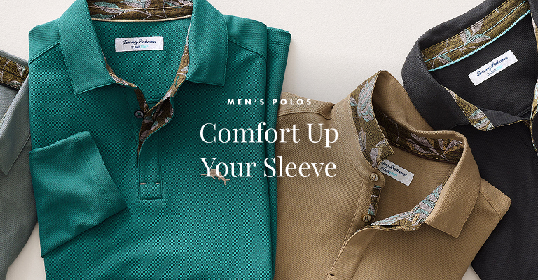 Comfort Up Your Sleeve | Men's Polos