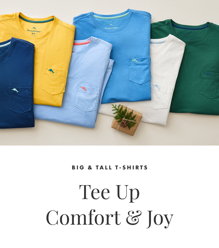 Tee Up Comfort & Joy | Big & Tall T-Shirts