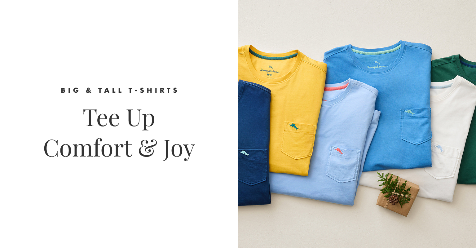 Tee Up Comfort & Joy | Big & Tall T-Shirts