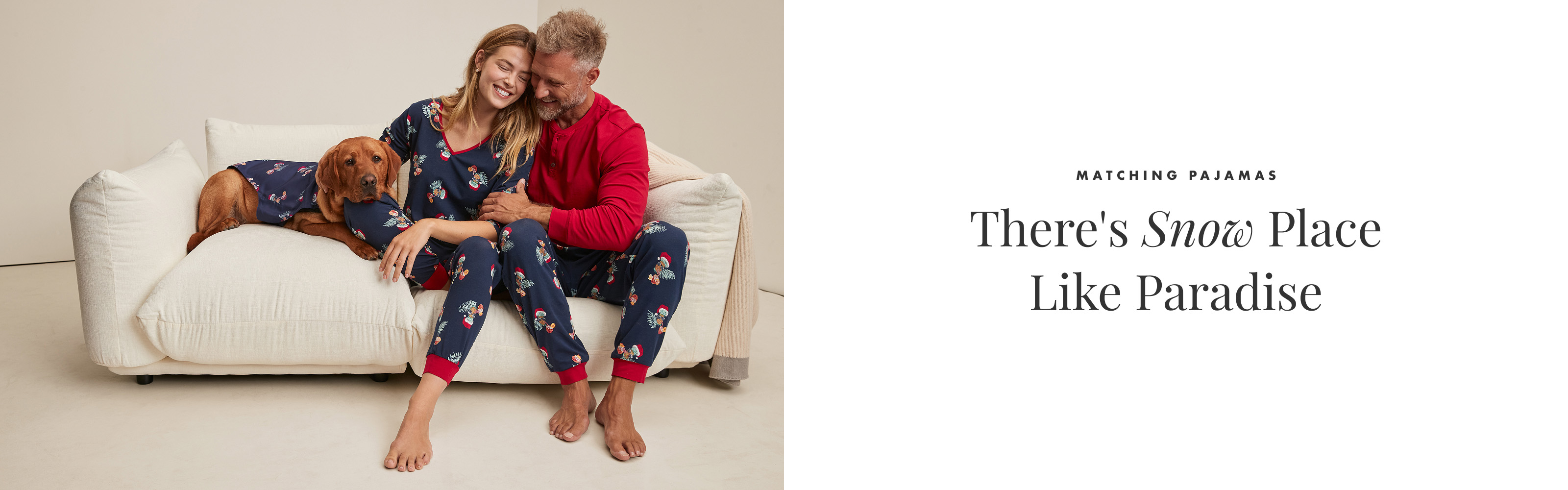 There's Snow Place Like Paradise | Matching Pajamas