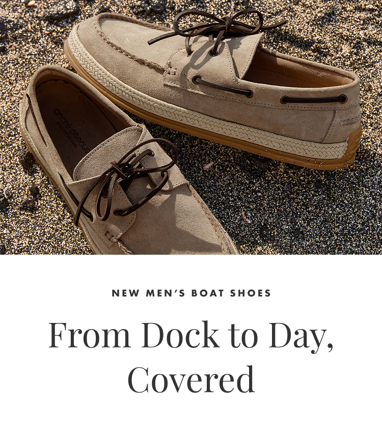 From Dock to Day, Covered | Men's Boat Shoes